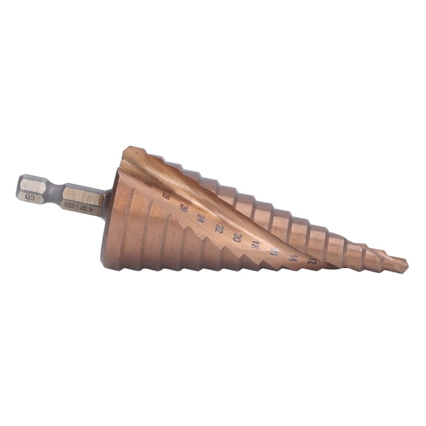 Broca Escalonada, Brocas Escalonadas HSS Que Perforan 1/6 In-1 1/4 In M35 Para Chapa De Metal Para Madera