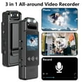 thumbnail image 2 of 1080P WiFi Body Camera with Audio and Video Recording Wearable Body Cam Mini Clip-on Camera Camcorder with 180° Rotatable Lens Night Vision Motion Detection, 2 of 9