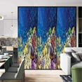 Underwater Scenery Privacy Window Film See Out Not In, Beautiful Fish