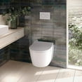 thumbnail image 3 of TOTO CWT427227CMFGMS RP Compact Wall-Hung Elongated Toilet and DuoFit In-Wall 0.9 and 1.6 GPF Tank System Copper Supply Line, Matte Silver, 3 of 4