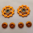 thumbnail image 4 of CIMAXIC 2Pcs Aluminum Alloy Bike Wheel Rear Derailleur Pulley 11T for (Random Color),1.73"X1.73"X0.2", 4 of 4