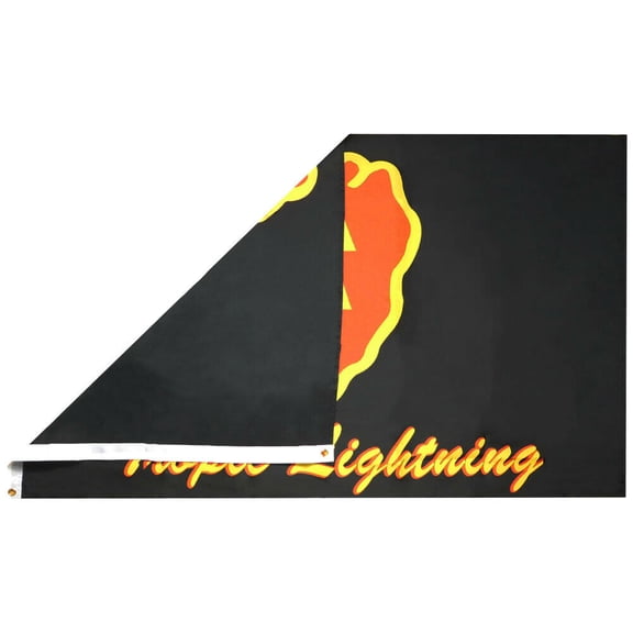 25th Infantry Division Tropic Lightning Black 3'x5' Polyester Flag F1494 100D