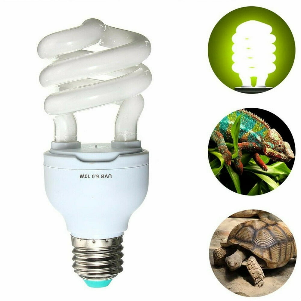5.0/10.0 UVB Compact Light Terrarium Reptile Care Ultraviolet Lamp Bulb
