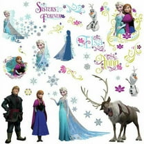 Disney Frozen Family Wall Decals Peel & Stick Removable Kids Room Stickers