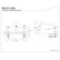 thumbnail image 2 of Kingston Brass FB2135ZX 8" Centerset Kitchen Faucet, Oil Rubbed Bronze, 2 of 2