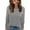 Black_#07, variant on Nokdvo Sweatshirts for Women Trendy Fall Winter Plaid Crew Neck Pullover Long Sleeve Casual Loose Fitting Basic Tees,Light Green L