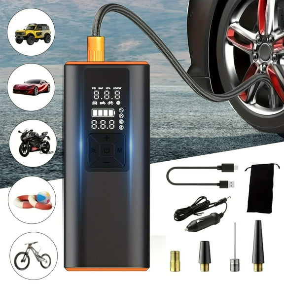 Protable Tire Inflator Coredless Air Compressor 160 Psi Digital Tire Pump