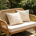 thumbnail image 6 of MMJ Pillow Covers Embroidered Cotton Throw Pillow Covers Decorative Cushion Case Home Sofa Bedroom 18x18in, 6 of 9