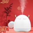 thumbnail image 4 of Inteprter Humidificador USB Luz nocturna 280 ml Lámpara de respiración Difusor de aire Máquina humidificadora Blanco Humidificadores blanco, 4 of 6