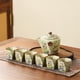 thumbnail image 2 of Ru ware teapot, teacup, and tea set; household ceramic teapot; plum blossom, orchid, bamboo, and chrysanthemum series; complete tea set., 2 of 3