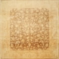 thumbnail image 1 of Ahgly Company Machine Washable Indoor Square Traditional Dark Orange Area Rugs, 8' Square, 1 of 7