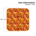 thumbnail image 2 of Kdxio Autumn Maple Leaf Pile Funny Coasters,4 Pcs Leather Coasters,Housewarming Gifts,Protect Furniture from Water Marks Scratch and Damage, 2 of 6
