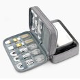 thumbnail image 4 of Leyeet Cord Organizer Travrel, Electronic Organizer Travel Case, Cable Organizer Bag For Cords,Chargers Phone, Sd Card, Grey, 4 of 6
