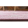thumbnail image 4 of Unique Loom 3146460 2 x 13 ft. Rounded Trellis Frieze Runner Rug, Pink, 4 of 5
