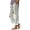 JN, variant on Gsakboxl Capri Pants for Women Botanical Floral Print Patchwork Pocket Loose Fit Casual Full Length Trousers JN