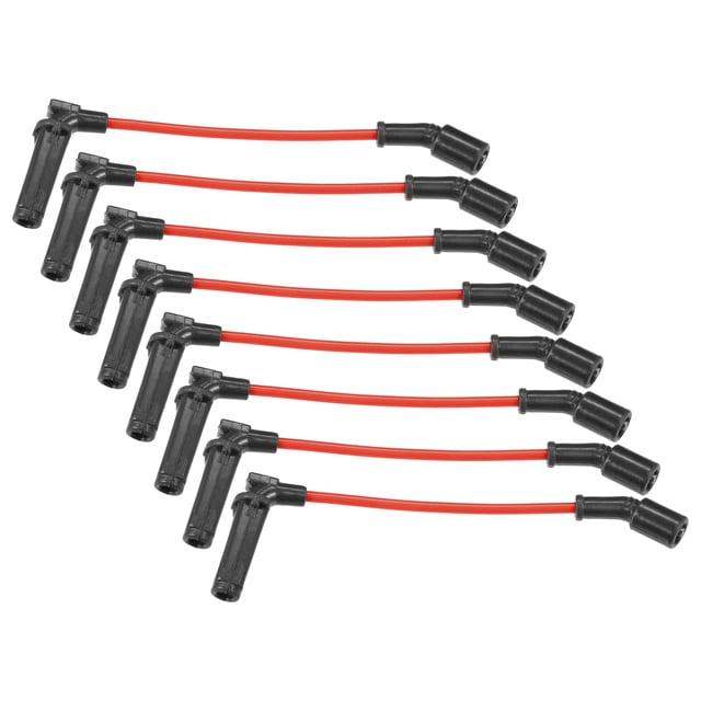 Cables de bobina de bujía de automóvil Unique Bargains 7mm para Chevrolet Avalanche Express Silverado No.19297032 - Paquete de 8