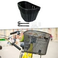 thumbnail image 6 of AMLESO Front Basket Storage Basket Carrier Easy to Install Bike Front Basket Cargo Rack for Grocery Shopping Cycling black, 6 of 10