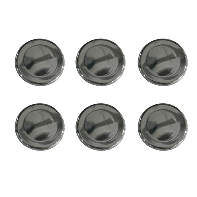 Matsuzay 6 piezas de anillos de cubierta de desbordamiento de fregadero de estilo moderno para oficina en casa, tapas redondas para agujeros de Accesorios de baño Doble capa