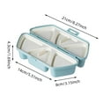 thumbnail image 3 of Triangle 6 In 1 Making And Storage Non Stick Rice For Seaweed Coriander Rice (Blue) Glass Bakeware Set Bakeware Organizer for Cabinet Set Bakeware with Lids Ceramic Baking Sheets for Oven Nonstick Set, 3 of 9