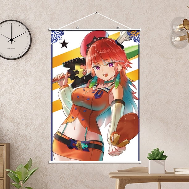 Póster de pintura mural sobre lienzo Hololives Anime, 40 x 60 cm