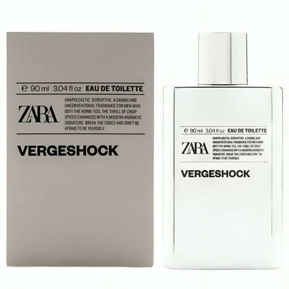 Zara Verge Shock Cologne for Men EDT Eau De Toilette 90 ML (3.04 FL OZ)