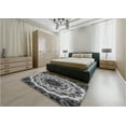 thumbnail image 5 of Ahgly Company Machine Washable Indoor Rectangle Transitional Black Area Rugs, 5' x 7', 5 of 7