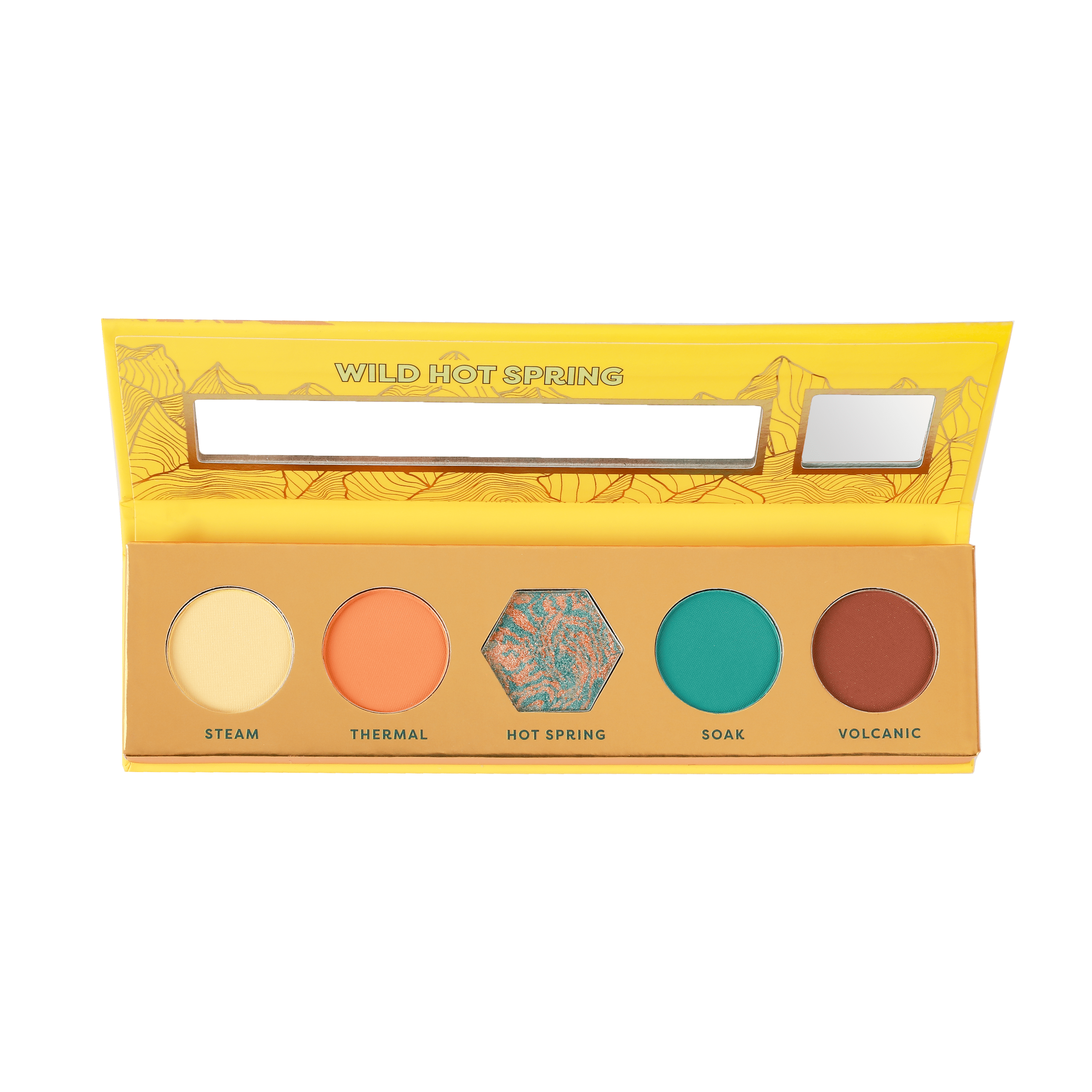 Profusion Cosmetics 5 Shade Eyeshadow Palette - Wild Hot Spring