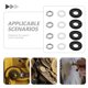 thumbnail image 3 of Greenadscape 12Jgo Kit De Accesorios Para Reparar Relojes De Pared Con Arandelas Y Tuercas Plateadas, 3 of 7