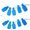 10pcs, variant on 5 Pcs Cable Labels, Write On Cord Labels Tags for Electronics, Wire Markers Electrical, Reusable Large Size Plastic Label for Charging Cords Management and Identification, Blue