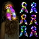 thumbnail image 1 of 6 piezas de coleteros con luz LED, bandas elásticas iluminadas para el pelo, coleteros para niñas, coleteros luminosos para cola de caballo para neón, Halloween, Navidad, cumpleaños, Año Nuevo, 1 of 5