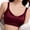 Red-10, variant on Sheghy Ladies Sports Bras Clearance Women's B Cup Lace Back Closure Adjustable Shoulder Strap Thin Breathable Comfortable Wire-Free Bra,Black L