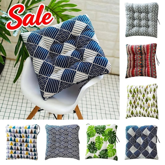 Chair Cushions for Dining Chairs, Non-Slip Kitchen Seat Cushions, 18" x 18", Outdoor Indoor Thick Seat Pads