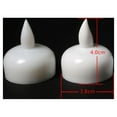thumbnail image 5 of 12 Pack Waterproof LED Floating Tealights, Flameless Flickering Tea Light Candles, Battery Operated Floating Candles for Wedding Centerpiece, Pool & SPA, Yellow / White Lights, 5 of 6