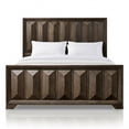 thumbnail image 4 of FOA Werren 5pc Espresso Wood Bed Set - King + 2 Nightstands + Dresser + Mirror, 4 of 15