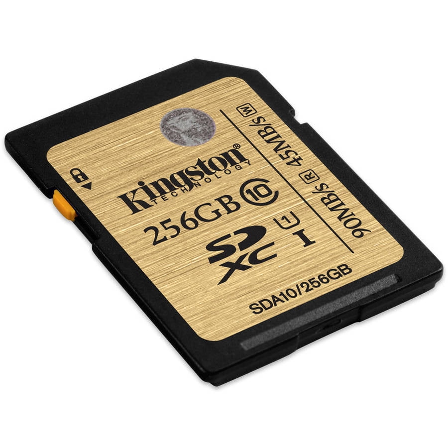 Kingston 256GB Class 10 UHSI SDXC Memory Card