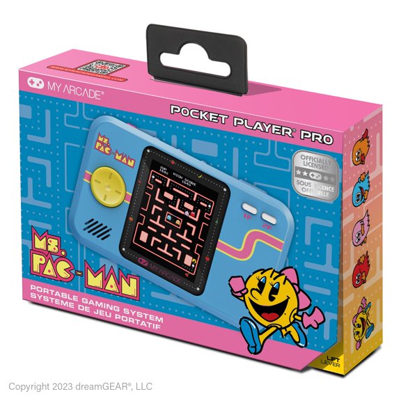 Videojuego portátil My Arcade Ms. Pac-Man Pocket Player Pro