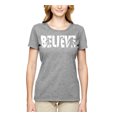 thumbnail image 2 of Wild Bobby Believe Bigfoot Aliens Women Graphic Tee, 2 of 6