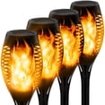 thumbnail image 3 of Solar Lights Upgraded, Waterproof Flickering Flames Torches Lights Outdoor Solar Spotlights, 3 of 4