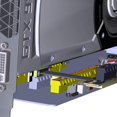 thumbnail image 4 of Cable de extensión ADT-LINK Dual PCIe 3.0 x1 en ángulo recto de 90°, 4 of 7