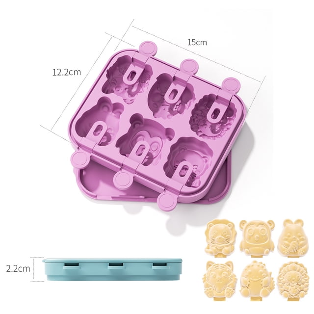 Molde de helado de silicona for niños - Herramienta for hacer paletas caseras