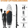 thumbnail image 2 of Inflatable Stand Up Paddle Board – Simple Premium SUP for All Skill Levels, Paddle Boards for Adults & Youth, Blow Up Stand-Up Paddleboards with Accessories & Backpack, Surf Control, Black, 2 of 6