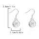 thumbnail image 4 of Vintage Pendientes Redondos Moda Studs Hueco Pendientes de gancho redondo Personalidad Temperamento Pendientes, 4 of 8