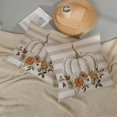 thumbnail image 6 of Fall Pillow Covers 18x18 Inches Pack of 2 Pumpkin Floral and Stripes Throw Pillow Covers,Fall Thanksgiving Decorative Pillowcase Autumn Farmhouse Harvest Decor Cushion Case for Sofa Couch Bed, 6 of 6
