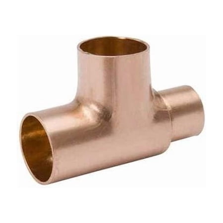 Streamline Reducing Tee Wrot Copper 3/8 x3/8 x1/4 W 04002