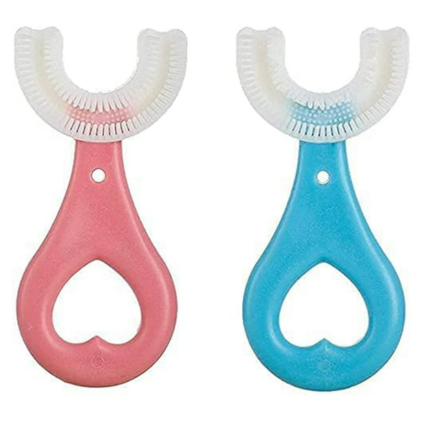 UShaped Children's Toothbrush Manual Training Toothbrush UShaped Portable Baby Silicone