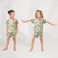 thumbnail image 3 of joogoo Cartoon Lions Animal Pajama Sets Short Sleeve Cotton 2-Piece Sleepwear 6Y, 3 of 7