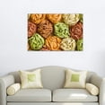 thumbnail image 3 of Kitchen Canvas Wall Art Cooked Wheaten Food Picture Dining Room Canvas Painting for Home Wall Decor, Colorful Pasta Framed Artwork for Kitchen Restaurant Wall Decoration Ready to Hang (12" Hx18 W), 3 of 6