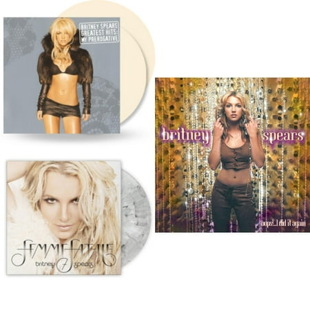 Oops!... I Did It Again & Femme Fatale (Light Grey Marbled LP Vinyl/Import) & Greatest Hits: My Prerogative (2LP/Cream Vinyl/Import)