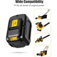thumbnail image 4 of Abeden 40V 7500mAh Replacement Battery for Dewalt DCB404 DCB406 DCB407 DCB114, Lithium Ion Premium Battery Compatible with All 40V MAX Tools (1Pack), 4 of 8