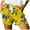 Beige, variant on Bermuda Shorts for Women Trendy 2025 Fashion Printed Drawstring Summer Elastic Waist Lightweight Casual Shorts with Pockets S-2XL